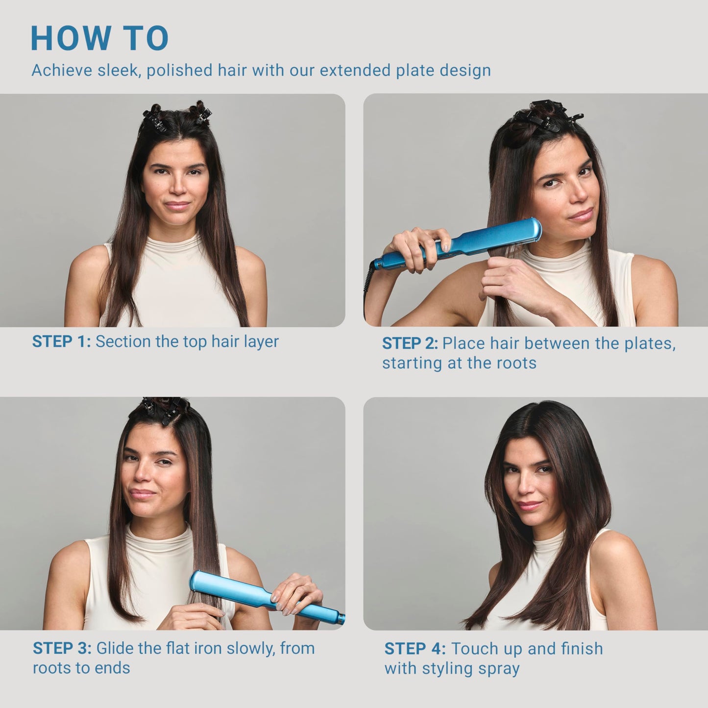 Nano Titanium Ultra-Thin Hair Straightener, Professional Flat Iron For All Hair Types