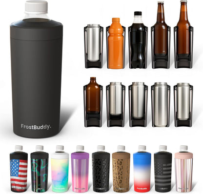 12-ounce, 16-ounce, 20-ounce, 24-ounce 12 Universal Buddy XL Can Cooler by Frost Buddy - Fits and Cans and Bottles