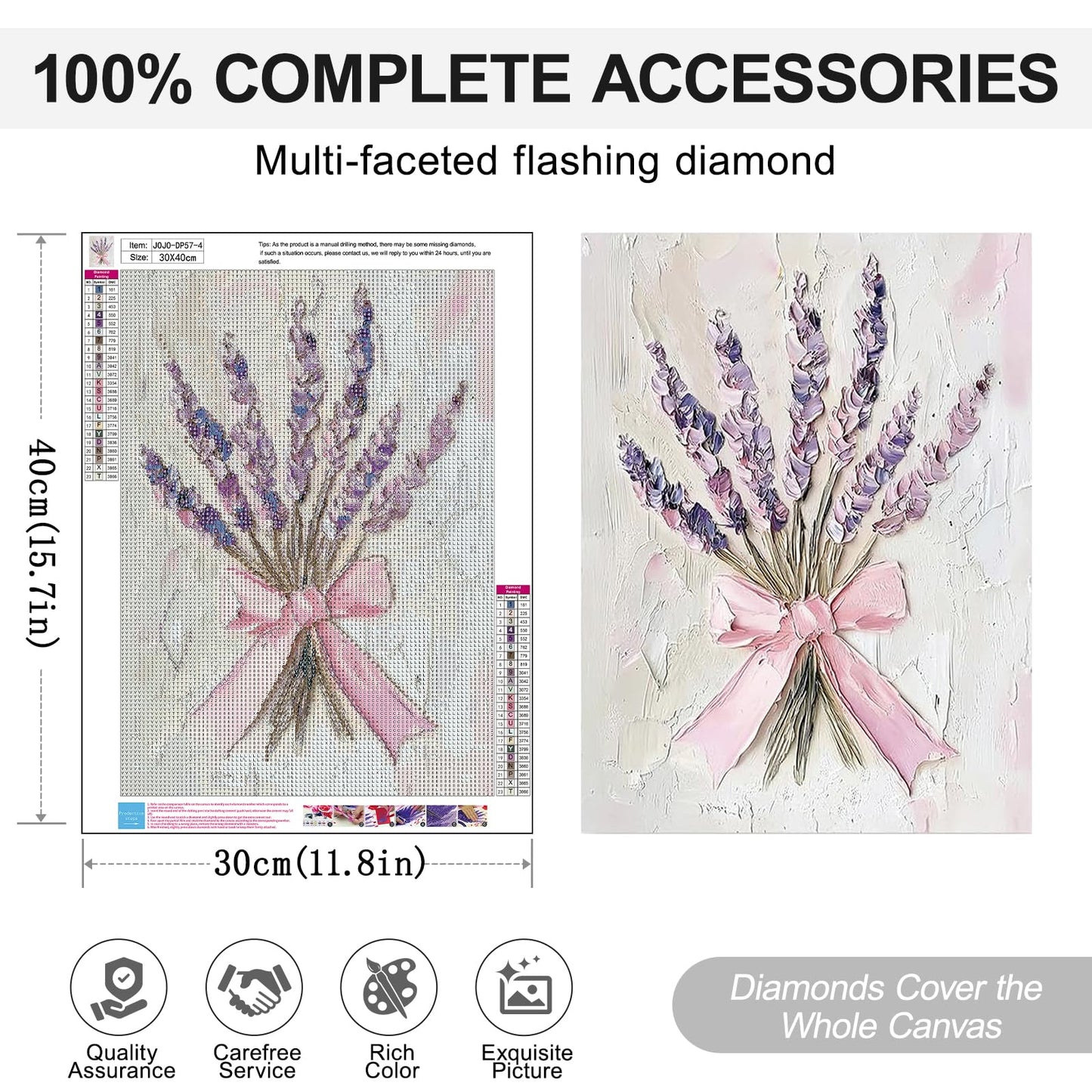 4 Pack Pink Coquette Bow Diamond Art Kits for Adults, 5D DIY Flower Diamond Painting Kits for Beginner, Diamond Dots Full Drill Crafts for Gem Art Dot Art Home Wall Decor for Teens Girls 12x16in