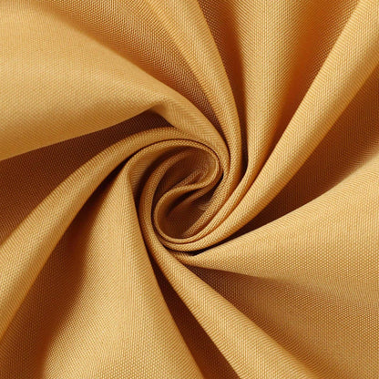 FOLINS&HOME Gold Heavy Duty Cloth Napkins Set of 4 - Decorative 20x20 Inch Polyester Napkins with Hemmed Edges, 210GSM, Washable & Reusable for Dinner, Wedding, Party, Banquet & Everyday Use