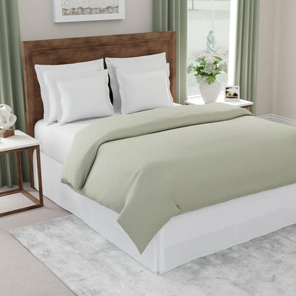 TODAY'S HOME Classic Tailored Microfiber Bed Skirt Dust Ruffle, King, 14" Drop Length, White TOH25014WHIT04