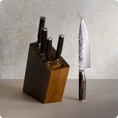 Shun Shiranami 6 Piece Knife Block Set