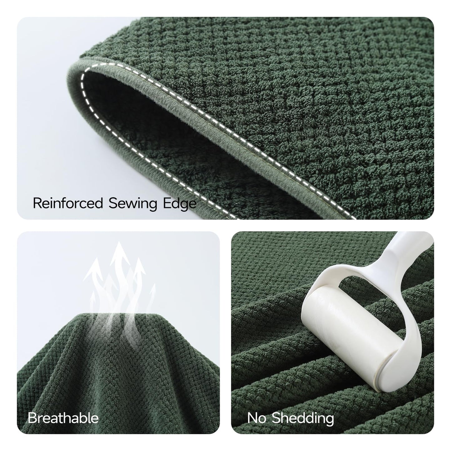 REDKISS Pack of 1 Jumbo Bath Sheet, 40 x 80 Inches Microfiber Oversized Bath Towel for Bathroom, Extra Large & Lightweight, Quick-Dry, Super Soft & Highly Absorbent, Perfect to Wrap Yourself In, Olive
