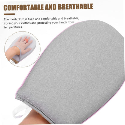 Zerodeko Mini Steamer Sponge Pad for Clothes, Garment Steamer Mitt, Shirt Steamer, Ironing Table Mesh Ironing Board.