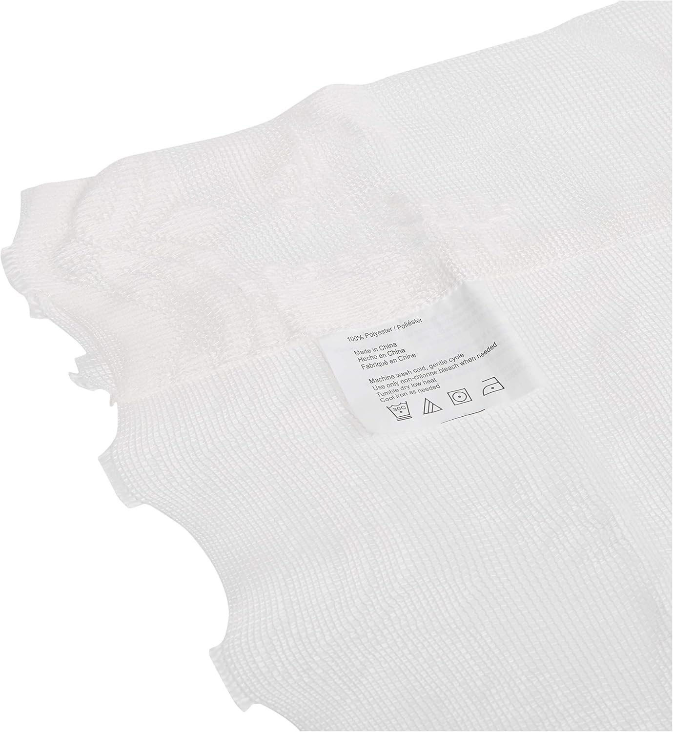 No. 918 Alison Floral Lace Sheer Kitchen Curtain Swag Pair, 58" x 38", Ivory