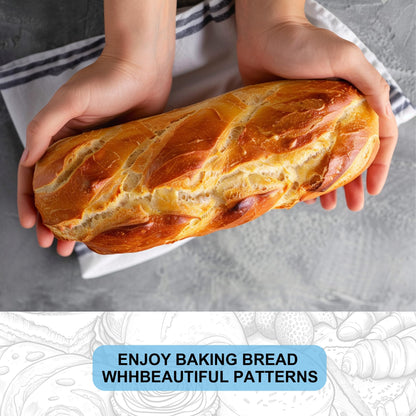 3Pcs Banneton Bread Proofing Basket, 10 inch Oval Banneton Basket,Sourdough Proofing Basket,Bread Bowl Handmade Rattan Baskets and Liners for Professional & Home Sourdough Bread Baking