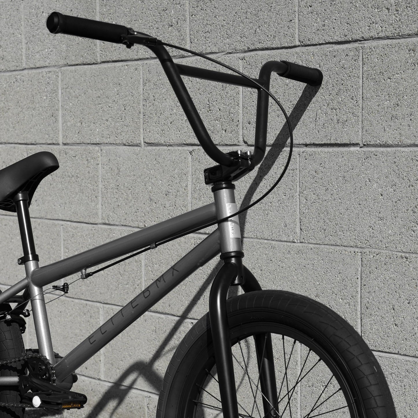 Elite BMX Freestyle Bike, Durable Steel Frame, Available in 16", 18", and 20" Sizes. New Sizes 26" and 29" BMX Bicycles. (Gunmetal, 20")