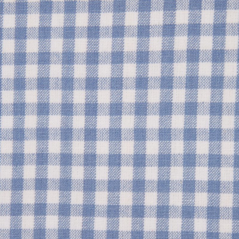 DII Window Valance Collection, 100% Cotton, Pre-Shrunk, Machine Washable, 2 Inch Curtain Rod Pocket, Single Panel, 72x14, Stonewash Blue Check