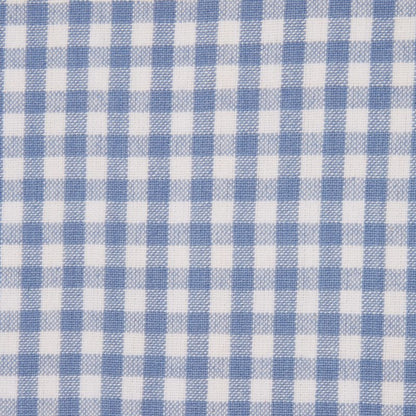 DII Window Valance Collection, 100% Cotton, Pre-Shrunk, Machine Washable, 2 Inch Curtain Rod Pocket, Single Panel, 72x14, Stonewash Blue Check