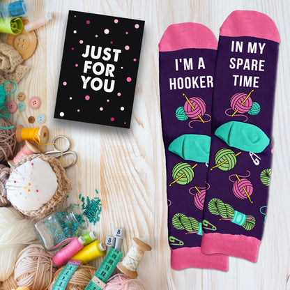 Gift for Crocheters - Versatile Knitting Socks for Women, Ideal Crochet Gifts for Crochet Lovers, Unique Knitting Presents For Any Occasion, Designed with Love for Knitters