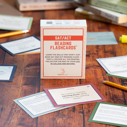 SAT/ACT Reading Flashcards by Growthwise