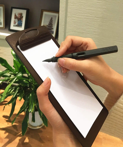 Plastic Clipboard, for Memo, Menu, Credit Card Receipt, 4x9in, 6-Pack (Transparent)