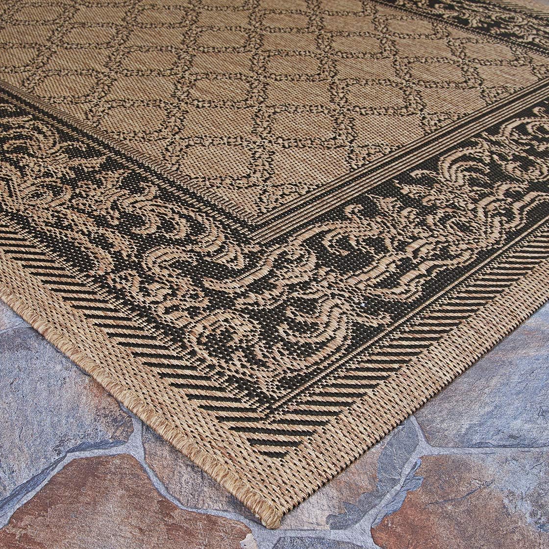 Couristan Recife Garden Lattice Indoor/Outdoor Area Rug, 3'9" x 5'5"