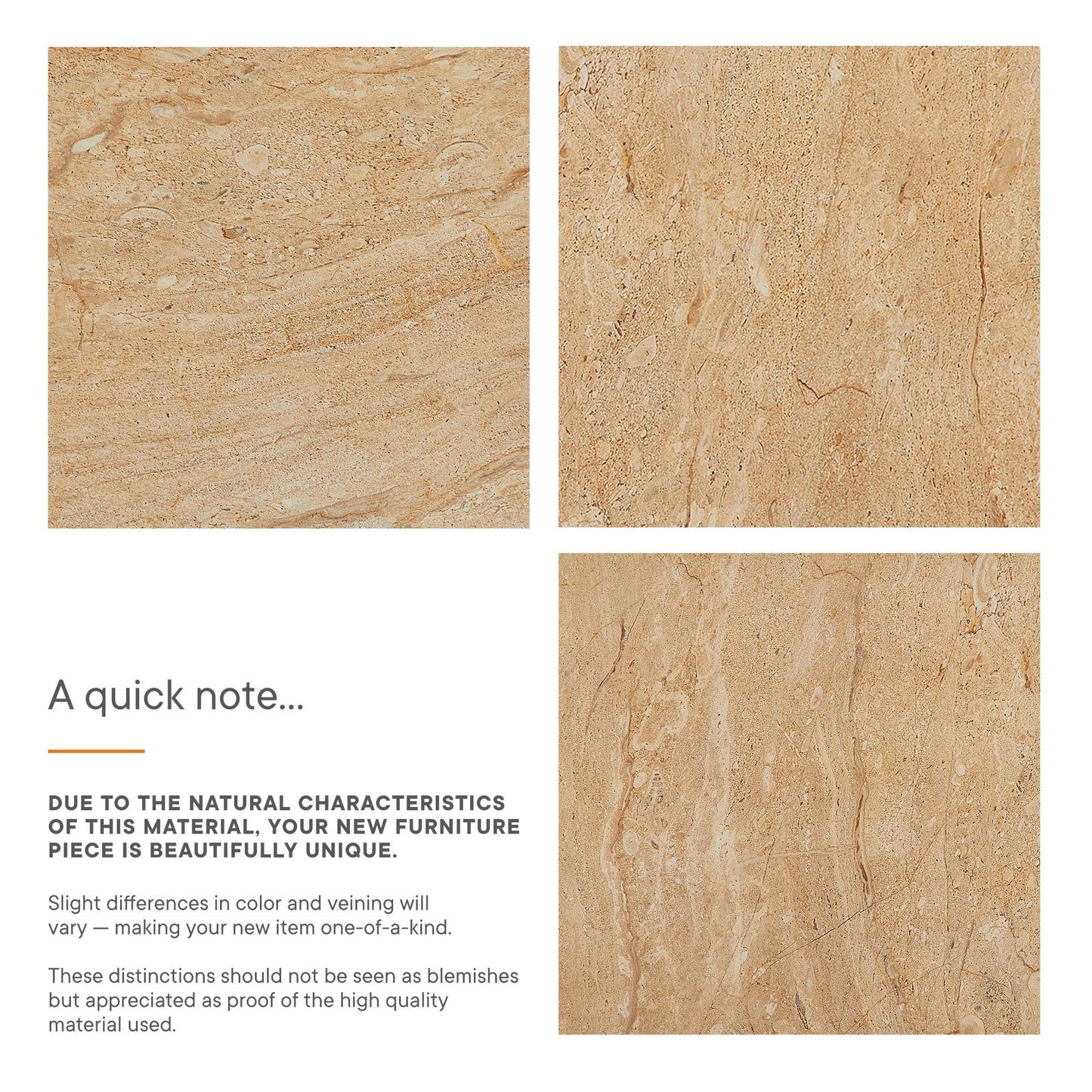 Modway Jordana 47 Inch Rectangle Concrete Coffee Table in Travertine – Plinth Coffee Table with Faux Stone Finish – Concrete Furniture Center Table for Living Room or Patio