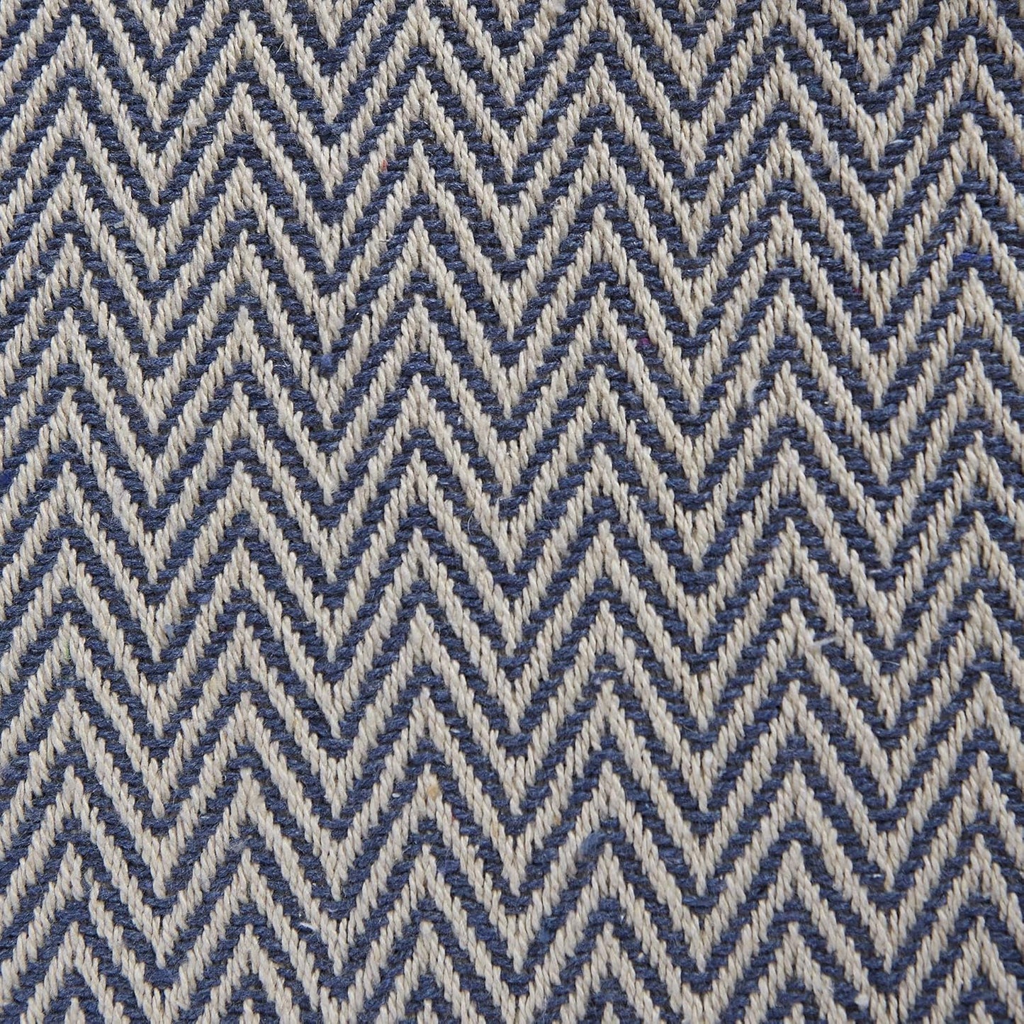 DII Woven Basic Tabletop Collection - Chevron Table Runner, 15x72, French Blue