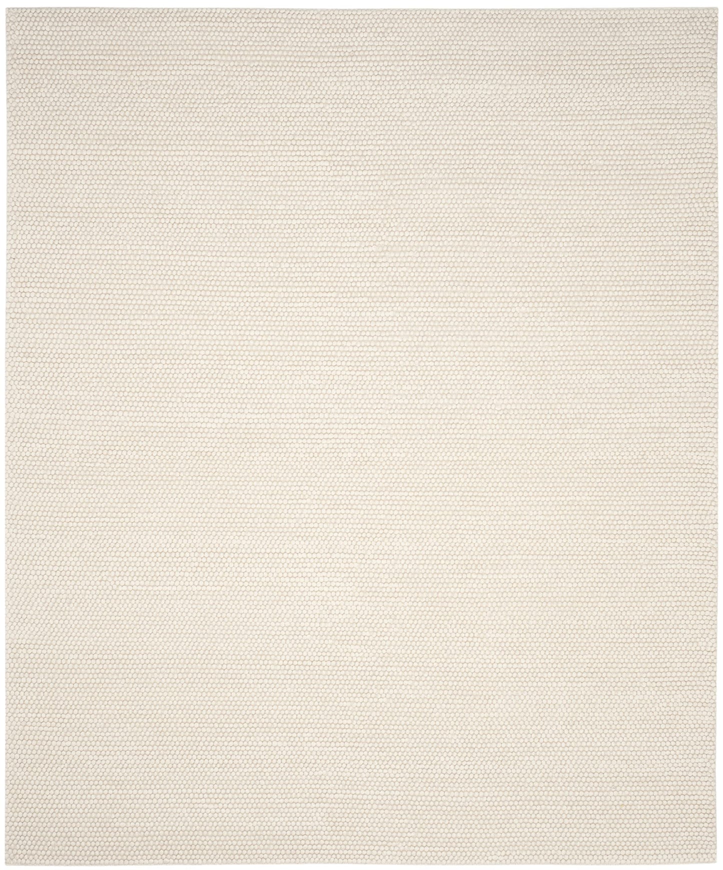 SAFAVIEH Area Rug 6x9 - Natura Collection - Ivory, Handmade Wool Blend, Textured Design, Ideal for Living Room, Bedroom, Dining Space (NAT620A)