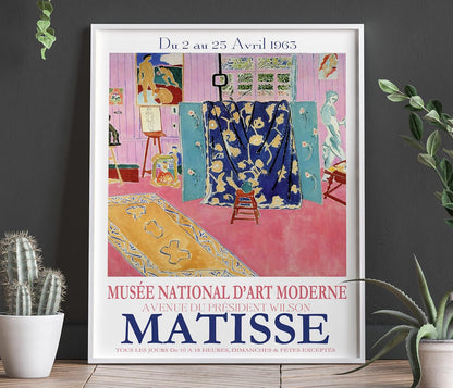 Wallbuddy Matisse Wall Art Exhibition, Aesthetic Room Decor Poster & Prints, Minimalist Wall Art for Home
