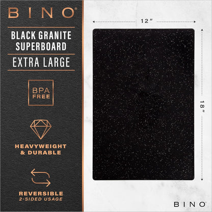 BINO BPA-Free Cutting Board, Durable Large Surface, Dual-Sided, Dishwasher Safe for Kitchen Use