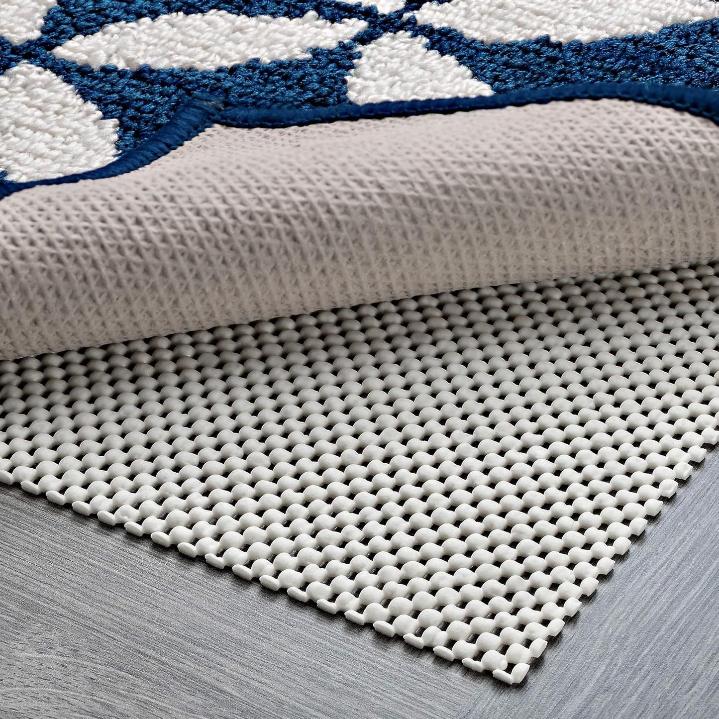 Rug Gripper Non-Slip Pad Underlay - Thick Padding for Hardwood Floors, Size 2 x 3, Prevents Sliding