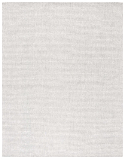SAFAVIEH Abstract Collection Area Rug - 10' x 14', Light Grey & Ivory, Handmade Wool, Ideal for High Traffic Areas in Living Room, Bedroom (ABT468F)