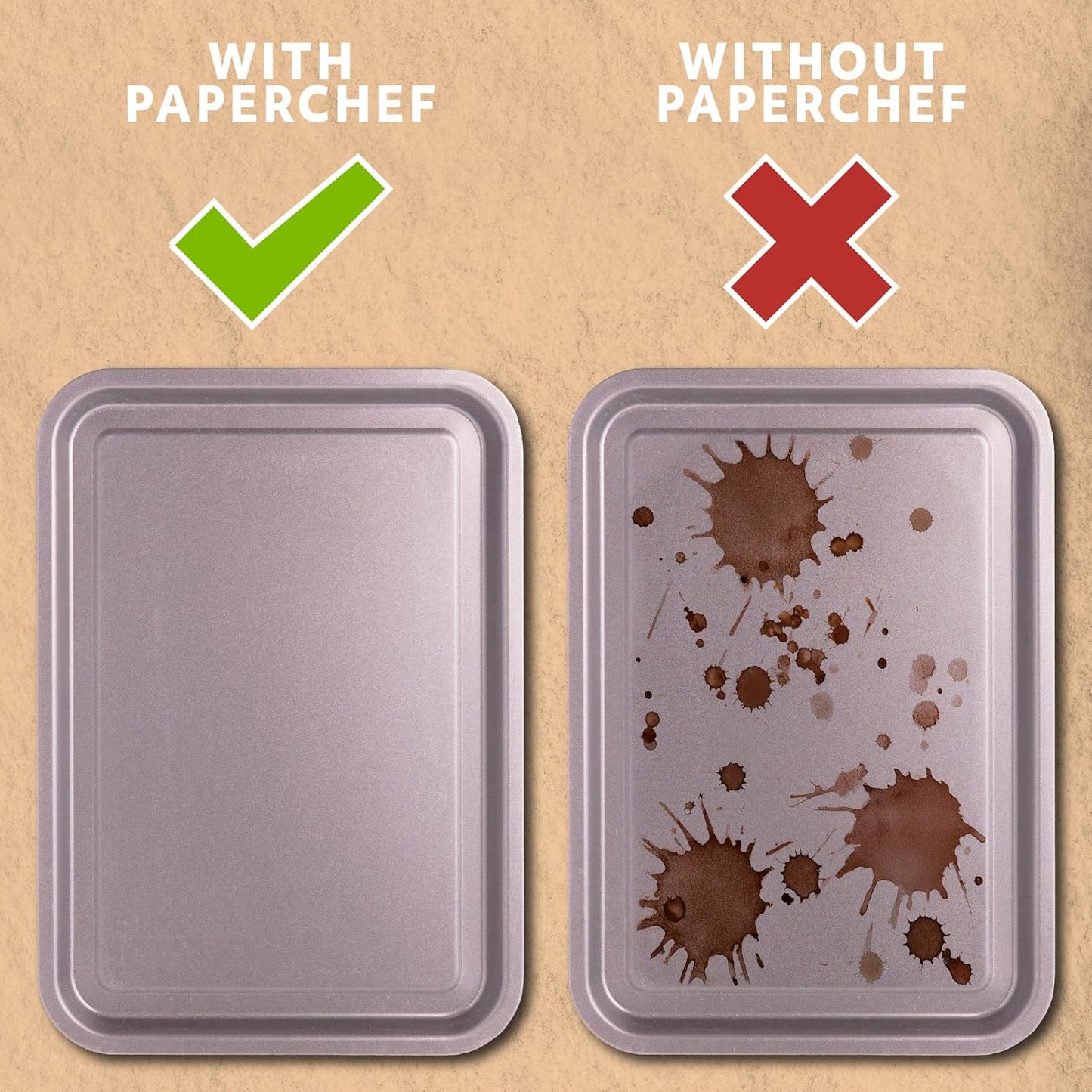 Mini Parchment Baking Cups, Easy Release, Non-Stick Paper, 90 Count