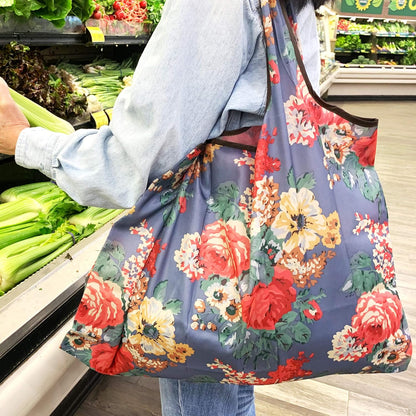 Wrapables Durable Large Nylon Reusable Shopping Bag for Eco-Friendly Shopping