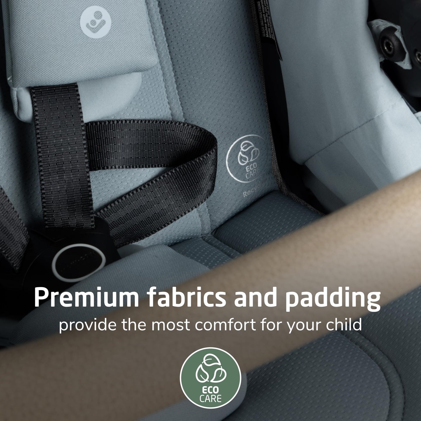 Maxi-Cosi Zelia Pro 5-in-1 Travel System with Mico Pro Infant Car Seat, Baby Stroller Combo, Reversible Seat, Large Wheels, Adjustable Handle, Newborn to Toddler, Lightweight, Seascape