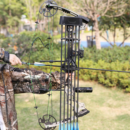 surwolf Compound Bow Kit, Hunting and Target, Limb Made in USA,Draw Weight 30-70 lbs Adjustable, Draw Length 19-30.5",up to IBO 320FPS Speed, Package with Archery Hunting Accessories (Grey)