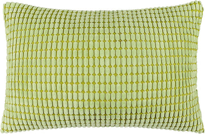 uxcell Soft Corduroy Throw Pillow Cover, Corn Striped Decorative Cushion Cover, 12" x 18", Pale Green