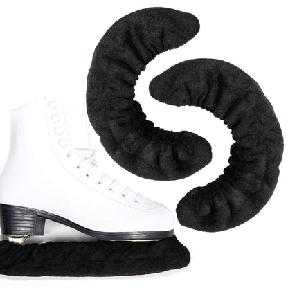 Athletico Ice Skate Blade Covers - Guards for Hockey Skates, Figure Skates, and Ice Skates - Skating Soakers Cover Blades from Youth to Adult Size - Men, Women, & Kids (Medium, Black)