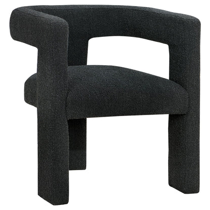 Coaster Home Furnishings Petra Boucle Upholstered Accent Side Chair Black 902882
