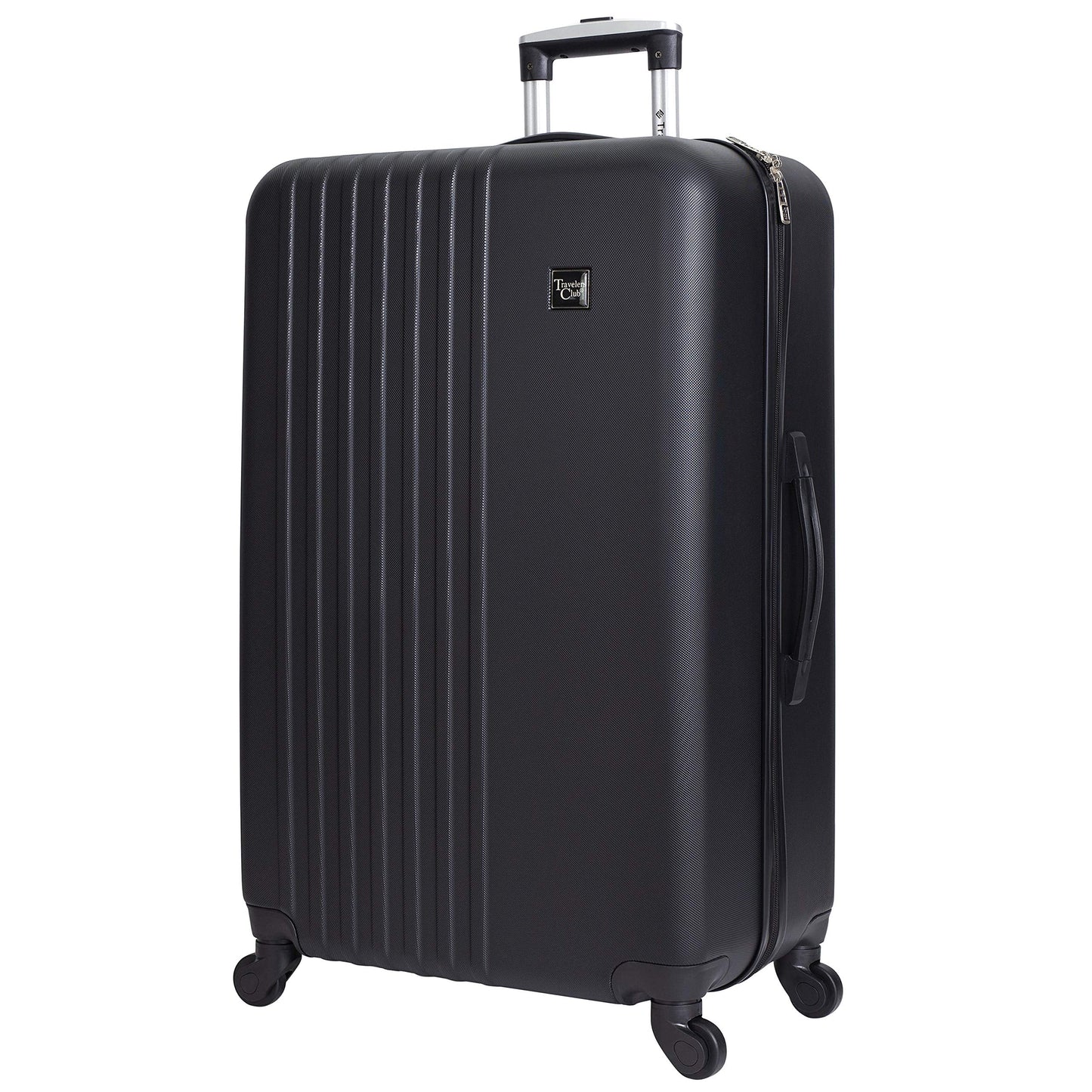 Travelers Club Cosmo Luggage, Black-2 Piece Set (28"/20")