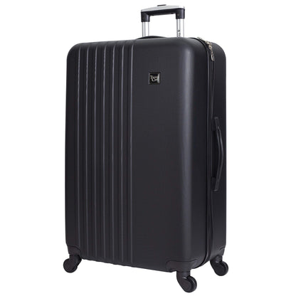 Travelers Club Cosmo Luggage, Black-2 Piece Set (28"/20")