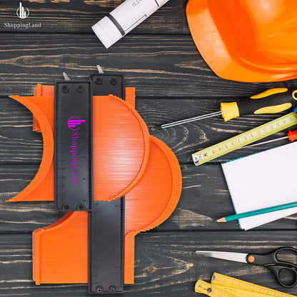 The Super Gauge Shape and Outline Tool, Contour Gauge for Perfect Woodworking, Carpentry, Construction - Adjustable Profile for Precision Copying of Irregular Shapes - Enhance DIY Projects (10"& 5")