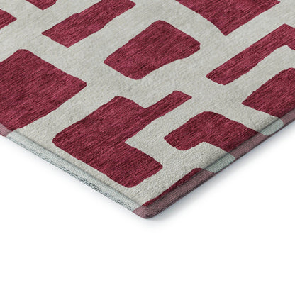 Addison Rugs Mayfield AMF903 Garnet 10' x 14' Indoor Premium Machine Washable Runner Rug, Silky Soft, Easy Clean, Non Shedding, Bedroom, Living Room, Dining Room, Kitchen, Patio Rug