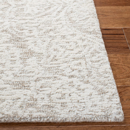 SAFAVIEH Area Rug 10x14 - Metro Collection - Large - Natural & Ivory, Handmade Wool, Ideal for Living Room, Bedroom, Dining Space (MET998A)