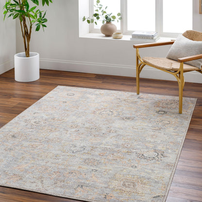 Livabliss x Our PNW Home Olympic Updated Traditional Area Rug, 7'10" x 10', Pale Blue
