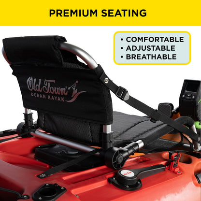 Old Town Ocean Kayak Malibu ePDL+ 120 Solo Sit-on-Top Recreational Pedal & Cruise Control Kayak, 12 ft, Horizon