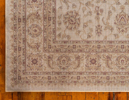 Unique Loom Voyage Collection Traditional Oriental Classic Intricate Design Area Rug (8' 0 x 10' 0 Rectangular, Ivory/Gold)