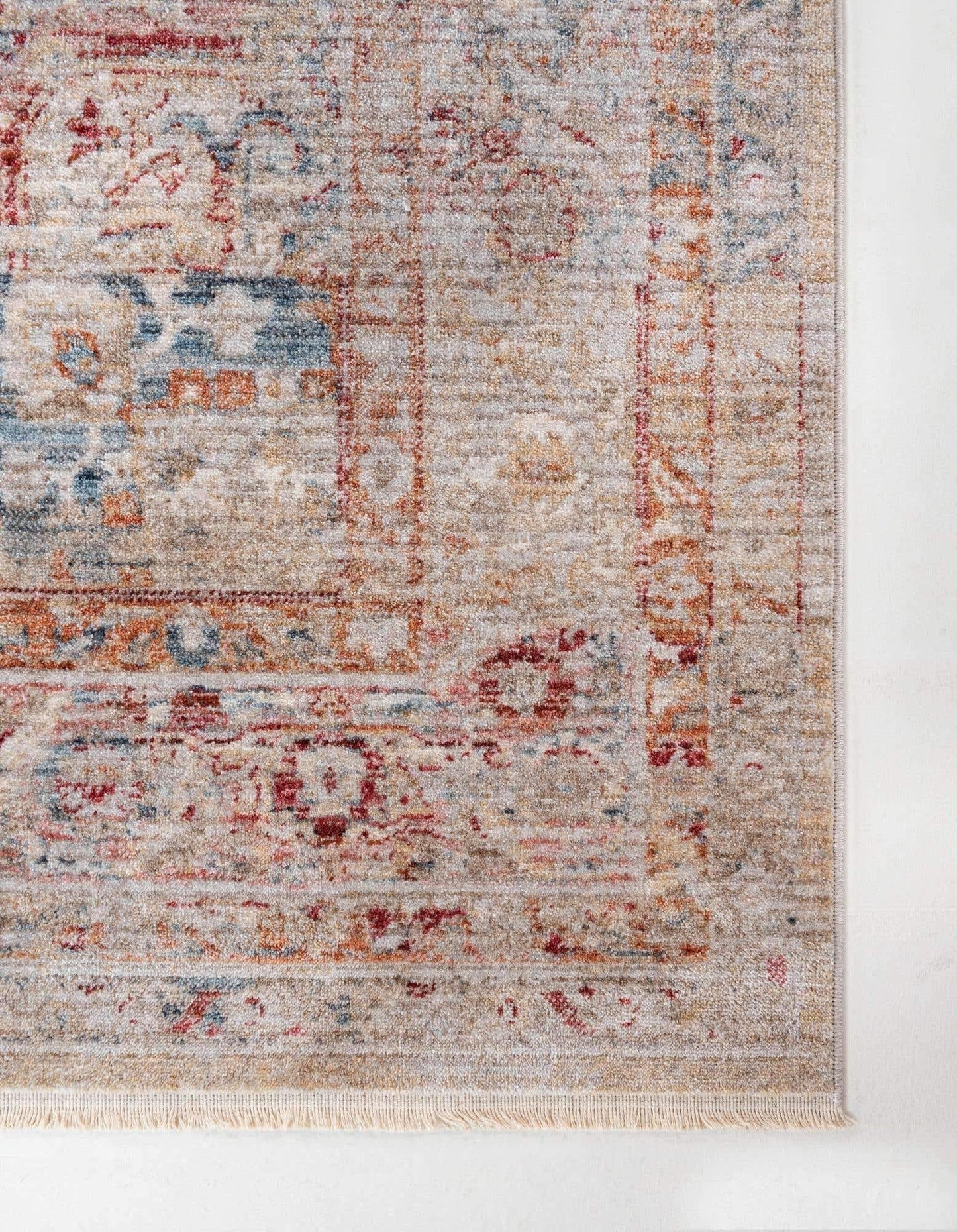 Unique Loom Noble Collection Area Rug - Victoria (8' x 10' Rectangle, Multi/Beige)