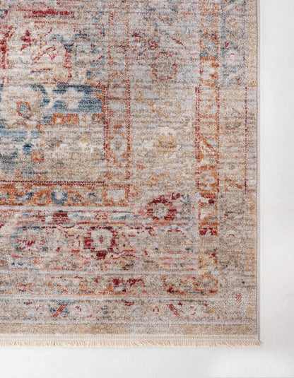 Unique Loom Noble Collection Area Rug - Victoria (8' x 10' Rectangle, Multi/Beige)