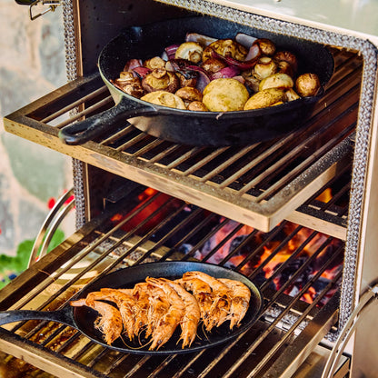 Keveri H1 Inox | | Multi-Purpose Stainless Steel Charcoal Oven | Grill, Smoker, Roast, Bake, Pizza Oven