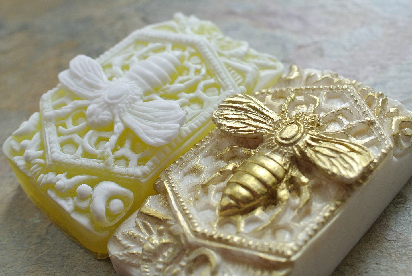 Honey BEE Silicone Mold for SOAP Making Plaster Wax Resin Clay Cake