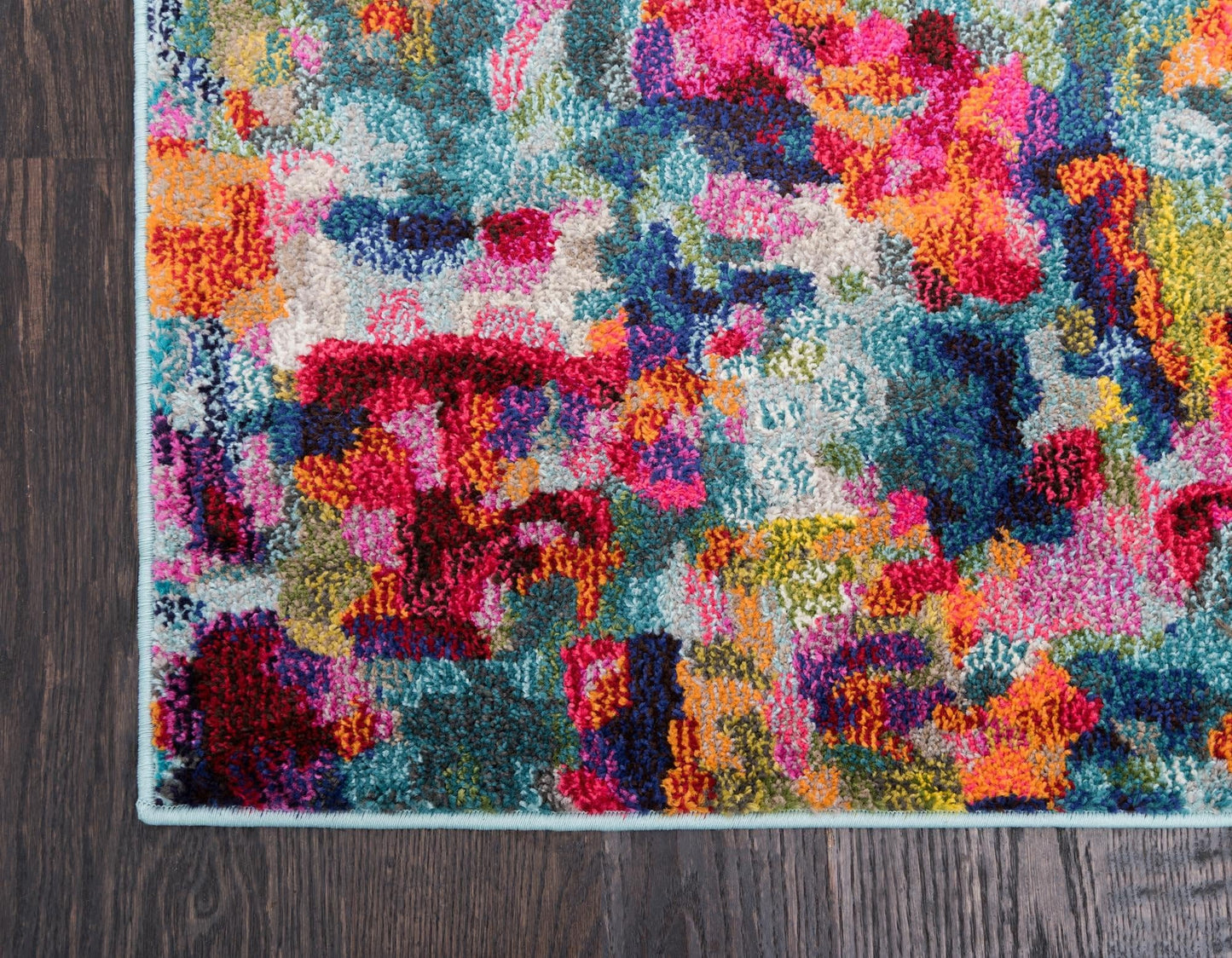 Unique Loom Chromatic Collection Area Rug - Champagne (10' x 14' 1" Rectangle Multi/Blue)
