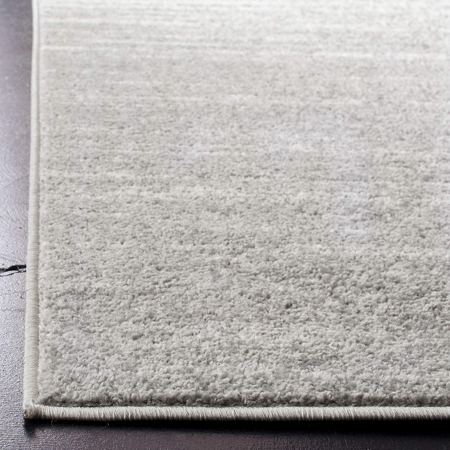 2'1" 8', (ADR113C) SAFAVIEH Adirondack Collection Runner Rug - x Light Grey & Grey, Modern Ombre Design, Non Shedding