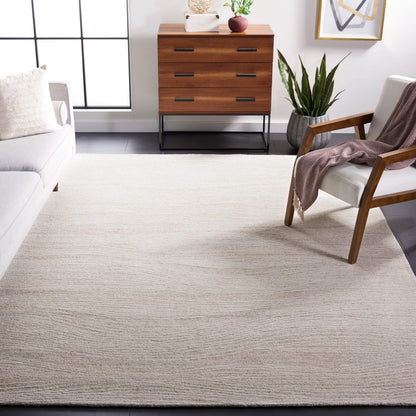 SAFAVIEH Metro Collection 8' x 10' NaturalIvory MET995A Handmade Premium Wool Living Room Dining Bedroom Area Rug