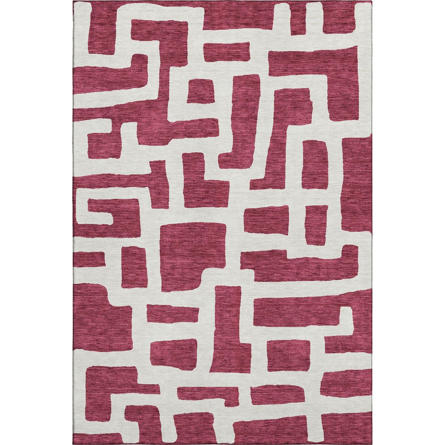 Addison Rugs Mayfield AMF903 Garnet 10' x 14' Indoor Premium Machine Washable Runner Rug, Silky Soft, Easy Clean, Non Shedding, Bedroom, Living Room, Dining Room, Kitchen, Patio Rug