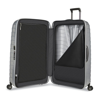 Samsonite Proxis Hardside Expandable Luggage with Spinners, XLarge Spinner, SILVER