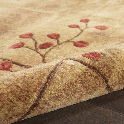 Nourison Home Somerset Latte 2'3" x 10' Area Rug - Easy Clean, Non Shedding, Bed Room, Living Room, Dining Room, Kitchen (10' Runner)