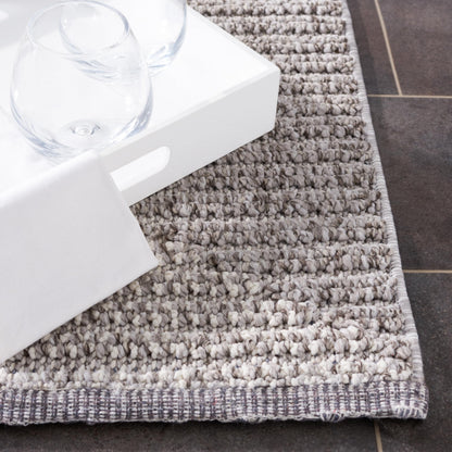 SAFAVIEH Area Rug 9x12 - Global Collection - Large - Light Grey & Grey, Non-Shedding & Easy Cleaning, Ideal for Living Room, Bedroom, Office, Dining Space (GLB400F)